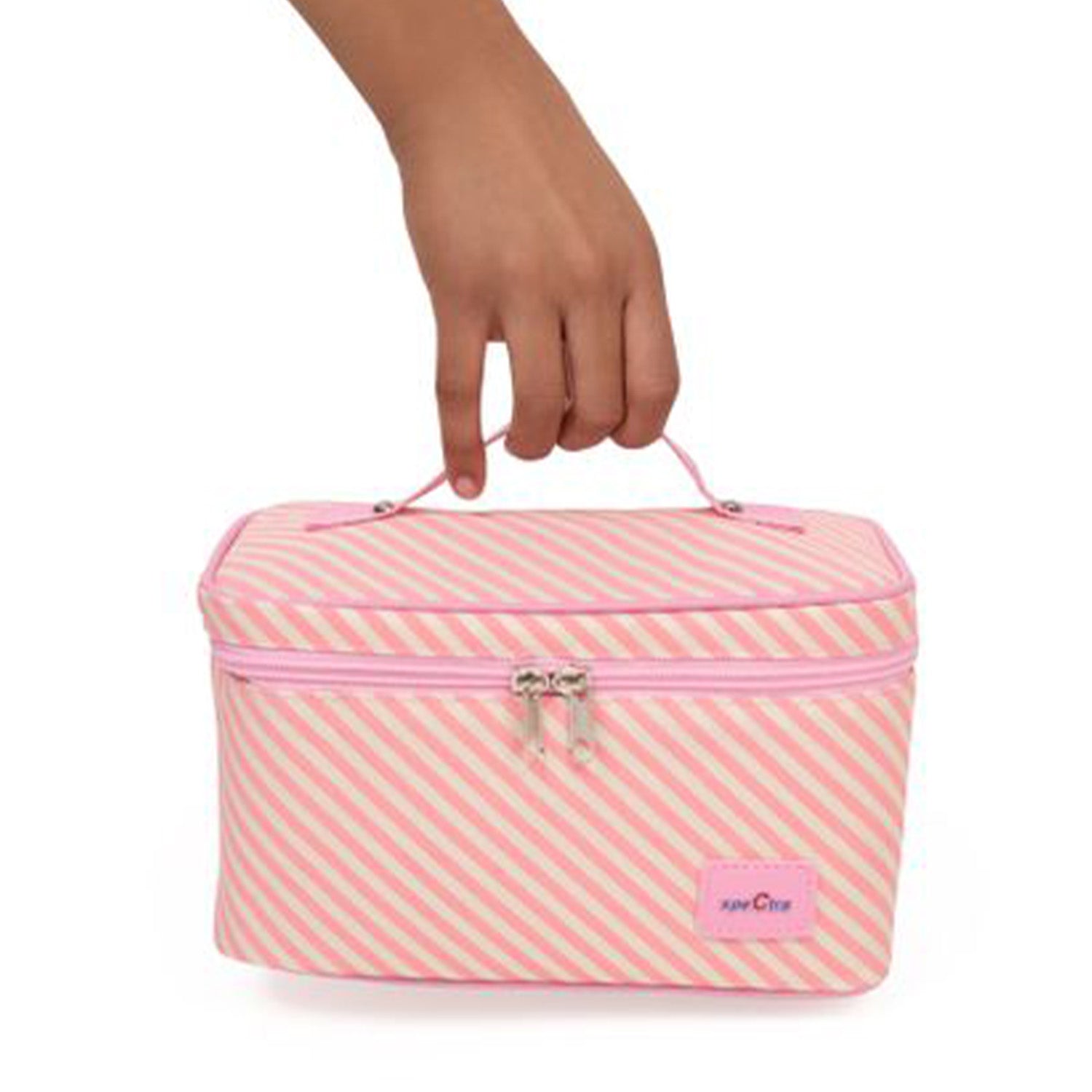 Pink Cooler with Ice Pack and Wide Neck Bottles Kit - Image 2